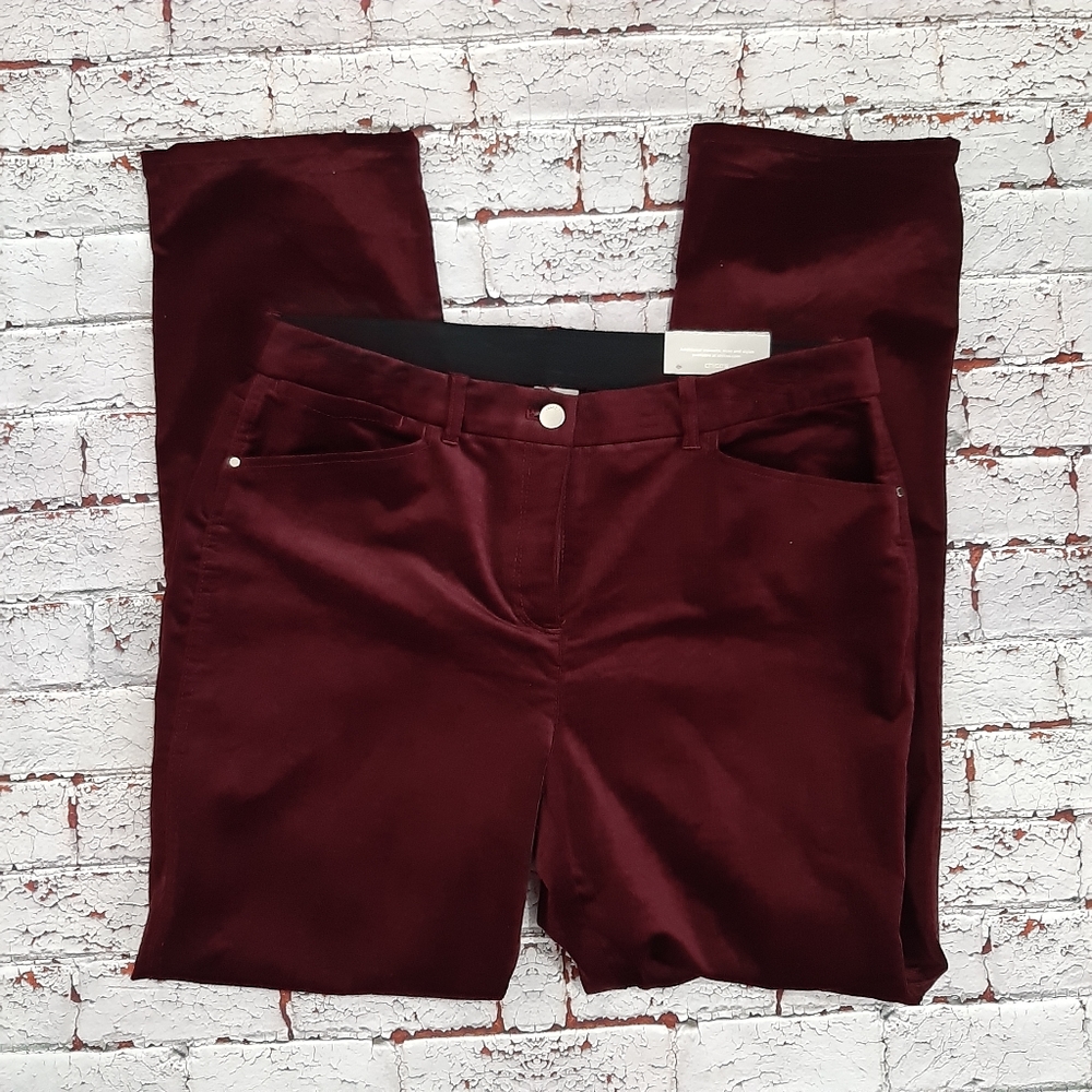 Chico's Women Corduroy Style Pants Size 12R/2R